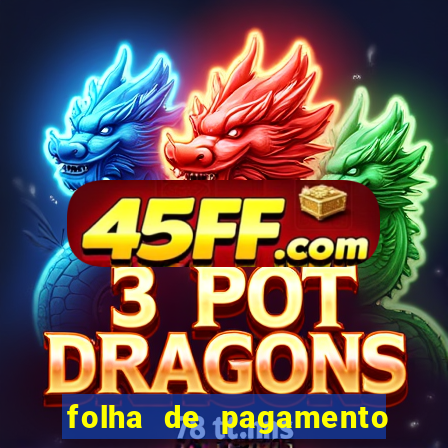 folha de pagamento para preencher word